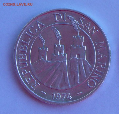 Сан-Марино. 500 лир 1974. До 23.09, 22-00 - 033-2