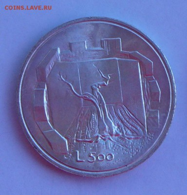Сан-Марино. 500 лир 1976. До 23.09, 22-00 - 036-1