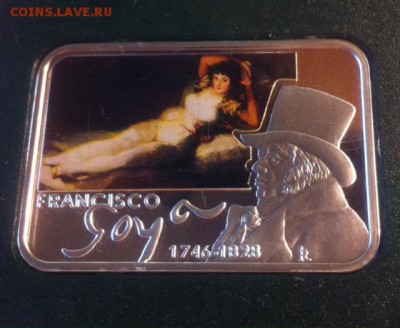1 доллар Ниуэ , 2010г. Франциско Гойя , до 23.09.16г. - fg1.JPG
