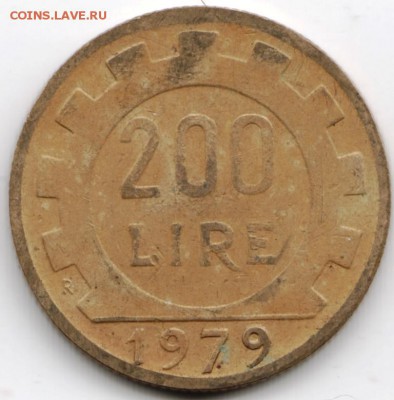 Италия. 200 лир 1979 г. до 24.00 24.09.16 г. - Scan-160916-0029