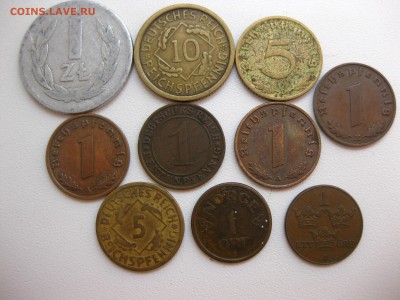 ВЕЙМАР,ПОЛЬША,РЕЙХ:10 разных монет(лот №8)!до20.09.2016 - IMG_6348.JPG