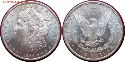 Доллары США - 1д1884