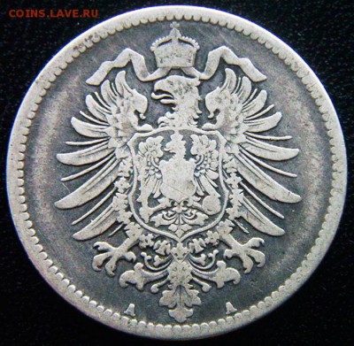 Германия_серебряная марка 1875(А); до 19.09_22.00мск - 12619