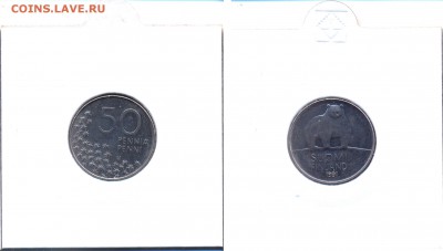 Финляндия 50 пенни 1991	 до 	24.09.16	 22:00 МСК - SM_18