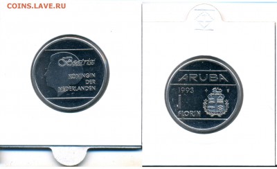 Аруба 1 флорин 1993	 до 	24.09.16	 22:00 МСК - SM_38