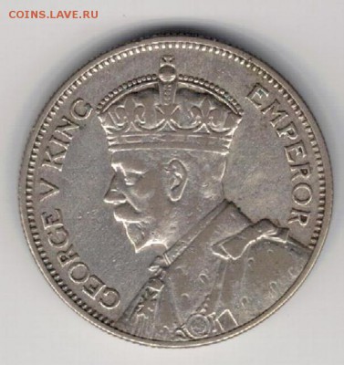Ag Н.ЗЕЛАНДИЯ ШИЛЛИНГ 1934 ДО 22.09 В 22.00МСК (Г504) - 5-нз