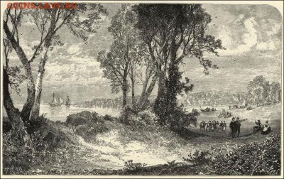 Монеты с Корабликами - landing_swedes-1638-Delaware[1]