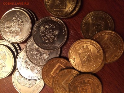 5₽-10шт 2016г+ 10шт 10₽ Малоярославец до 22.09.16 - image