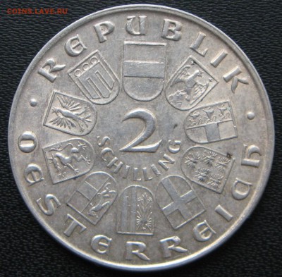 2 шиллинга 1929 - реверс