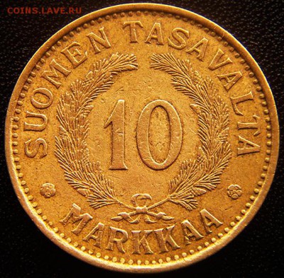 Финляндия_10 марок 1936; до 19.09_22.32мск - 12486