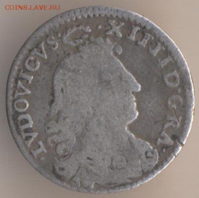 1675, серебро Людовик XIV - 166