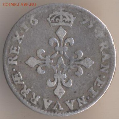 1675, серебро Людовик XIV - 165
