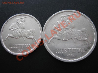Англия полкроны 1945 г.+Литва 5 и 10 литов 1936 г. Серебро. - Изображение 7282