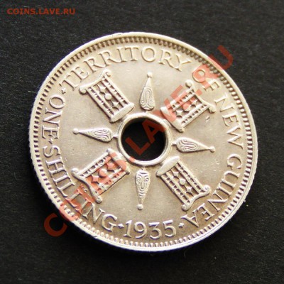Новая Гвинея 1 шиллинг 1935 - до 12.12 22:00 мск - NG1s1935