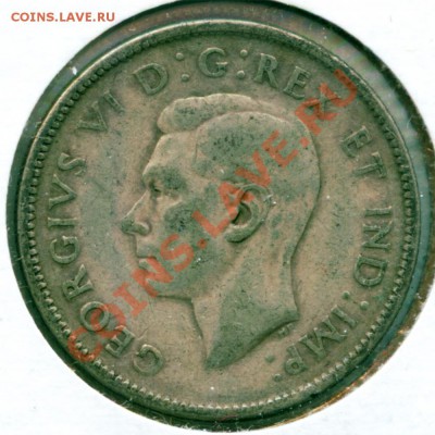 L33 Канада куотер 25¢ 1945 Серебро С РУБЛЯ! до 16.12 в 22°° - L33 Canada 25c 1945 CIRC_1