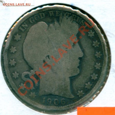 L35 Half Dollar США 1906D VG до 16.12 в 22°° - L35 USA HALF_1906D VG_1