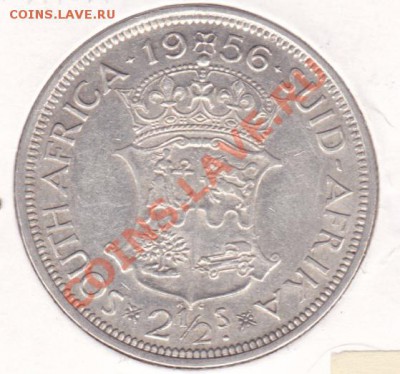 Ag 2,5 шил. 1956г Ю.Африка до 21.00моск. 14.21.2010 - 2,5 шил Ю Афр_0001