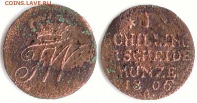 1 chilling 1806 или 1896? Что это - Восточная Пруссия 1 шиллинг 1806А С-53 Olding 151 AKS 44 Jaeger 18 b 81