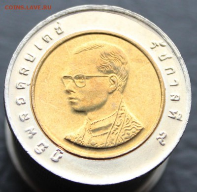 Таиланд биметалл 10 бат. 2001 г. "Ват Арун" - IMG_7384.JPG