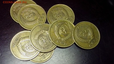 5 копеек 1974 года ( 20 шт. ) , 1975 года ( 8 шт. ) - IMG_20160922_214227