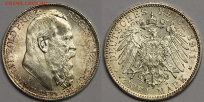 2 марки 1911 Бавария Луитпольд D до 27.09 - IMG_9476.JPG
