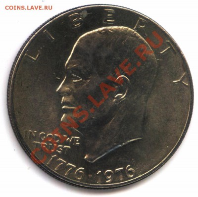 L84 1$ США 1976 Эейзенхауэр С РУБЛЯ до 17.12 в  в 22°° - L84 1$ 1976_1