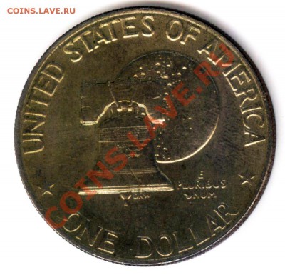 L84 1$ США 1976 Эейзенхауэр С РУБЛЯ до 17.12 в  в 22°° - L84 1$ 1976_2