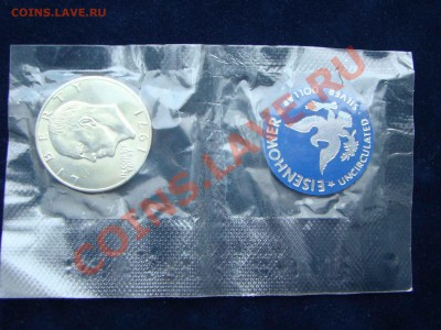 Доллар США 1971. Серебро, с жетоном - DSC06573.JPG