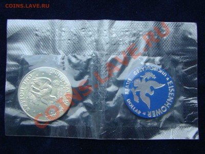 Доллар США 1971. Серебро, с жетоном - DSC06572.JPG