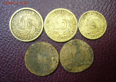 Кошелек немецких пфеннингов - 5+ 10 - 27-09-11 - 23-10 мск - 5