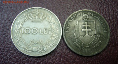 10 лей 1943 + 5 крон 1939 - 27-09-16 - 23-10 мск - 6