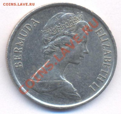 Бермуды 25 центов.1981 г.До 14.12.10 г. 20-00 МСК. - Бермуды 25 81