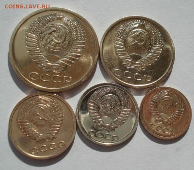 Лот 1,2,3,5 и10 коп.СССР 1974 UNC 22:00 30.09.2016 - DSC05957.JPG