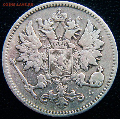 Царская Финляндия_25 пенни 1898. Серебро; до 26.09_22.05мск - 12494