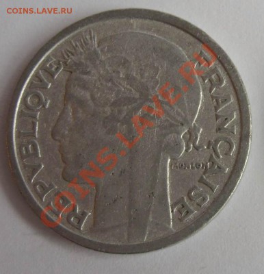 2 франка.Франция.1948.До 18.12.2010 23.30 по Москве - 2 франка Франция 1948 - 2