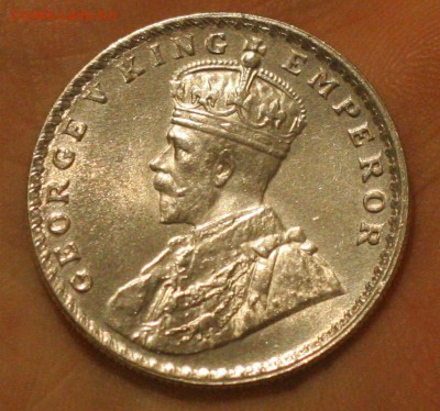 1 рупия Брит. Индия  1916 Георг V UNC до 29.09 в 22-00 - 027.JPG