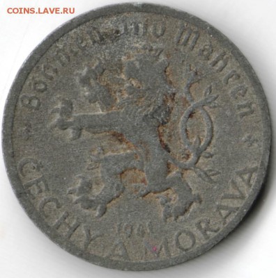 Чехия Моравия. 50 крон 1941 г. Zn до 24.00  02.10.16 г. - Scan-160925-0009