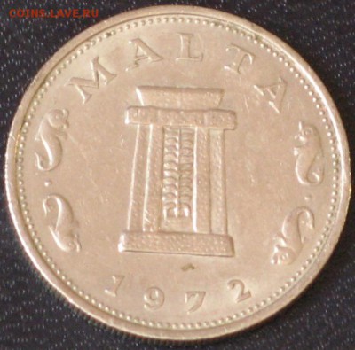 Мальта 1 цент 1977,5 центов 1972 - Мальта 5 центов 1972.JPG