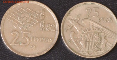Испания 25 песет 1980 Карлос,1957 Франко - испания.JPG