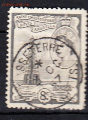 Колонии Ст Кристофер Невис Ангжилла 1954 1м 8ц - 90