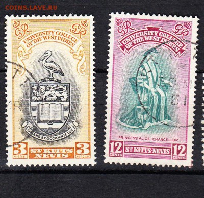 Колонии Ст Китс Невис 1951 2м университет - 93