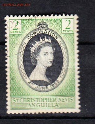 Колонии Ст Китс Невис 1953 1м королева - 95