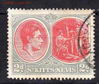 Колонии Ст Китс Невис 1938 1м 2ц - 98