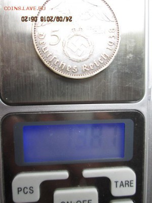 Германия, 5 марок 1938( свастика), короткий,- до 29.09 - 2016-09-24 02-20-50.JPG
