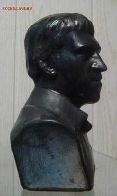 Бюст В.В.Высоцкий,силумин, короткий аук - DSC05256.JPG