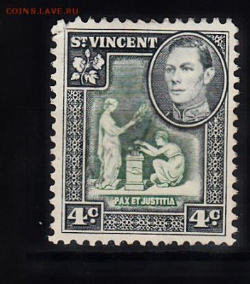Колонии Ст Винсент 1949 1м 4ц - 102