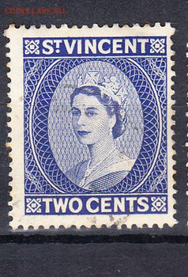 Колонии Ст Винсент 1955 1м 2ц - 105