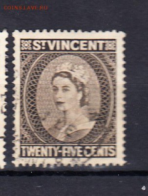 Колонии Ст Винсент 1955 1м 25ц - 108