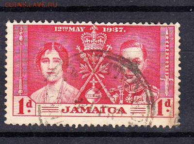 Колонии Ямайка 1937г 1м - 110