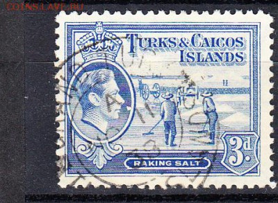 Колонии Турк и Кокос 1938  1м 3ц - 119